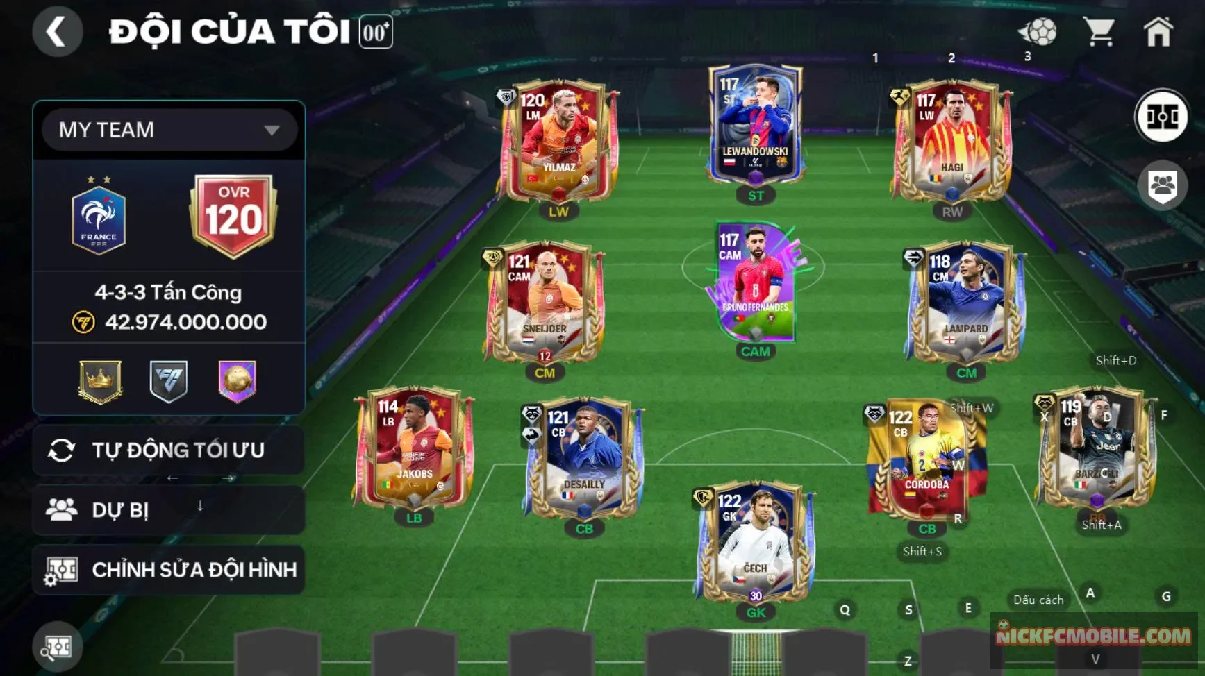 Acc 5 cthu 119 top (hagi, cech, desali,...) kèm 2 cthu 118....
