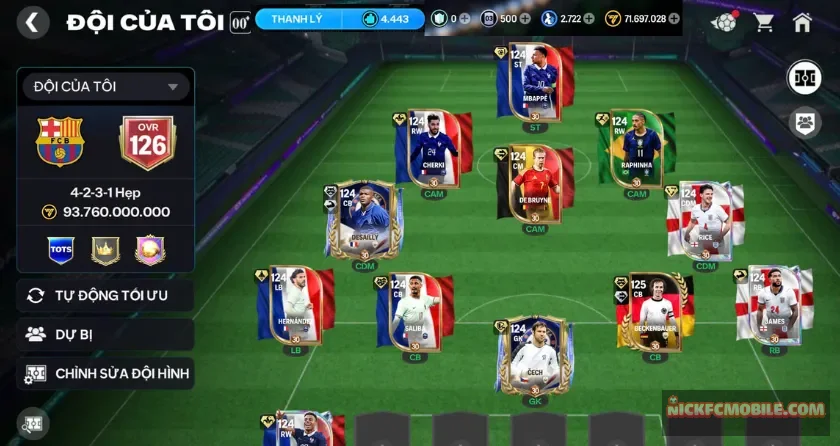 Ovr 126, 3 tuyến ổn