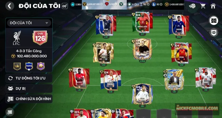 Ovr 126, dư khá tài nguyên