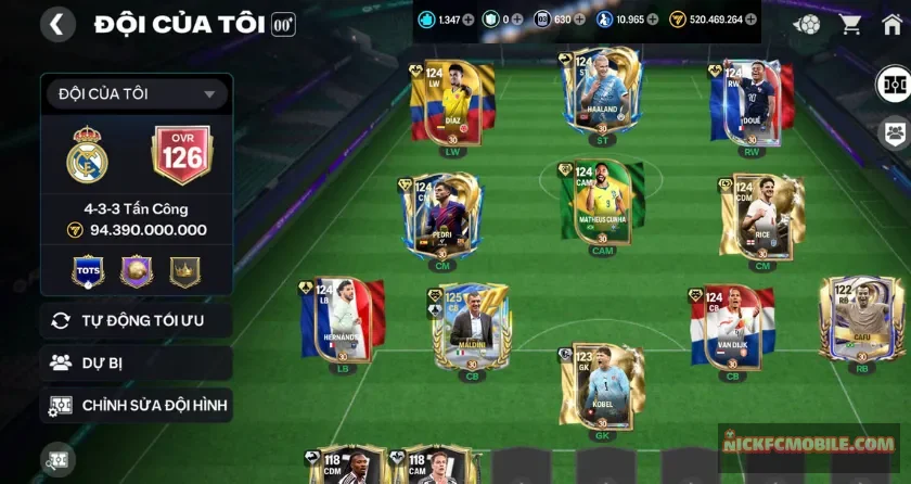 Ovr 126, 10K hhth