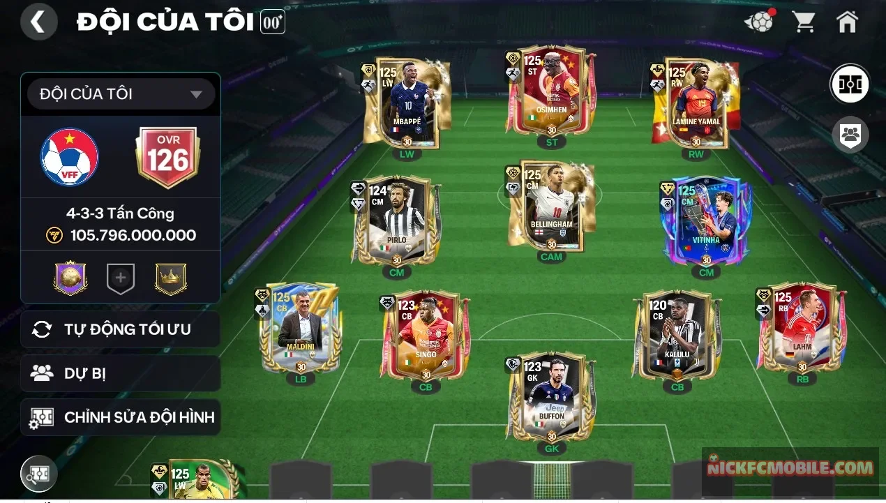 S7 - ĐH 105B 8 CON 120  Garena TTT