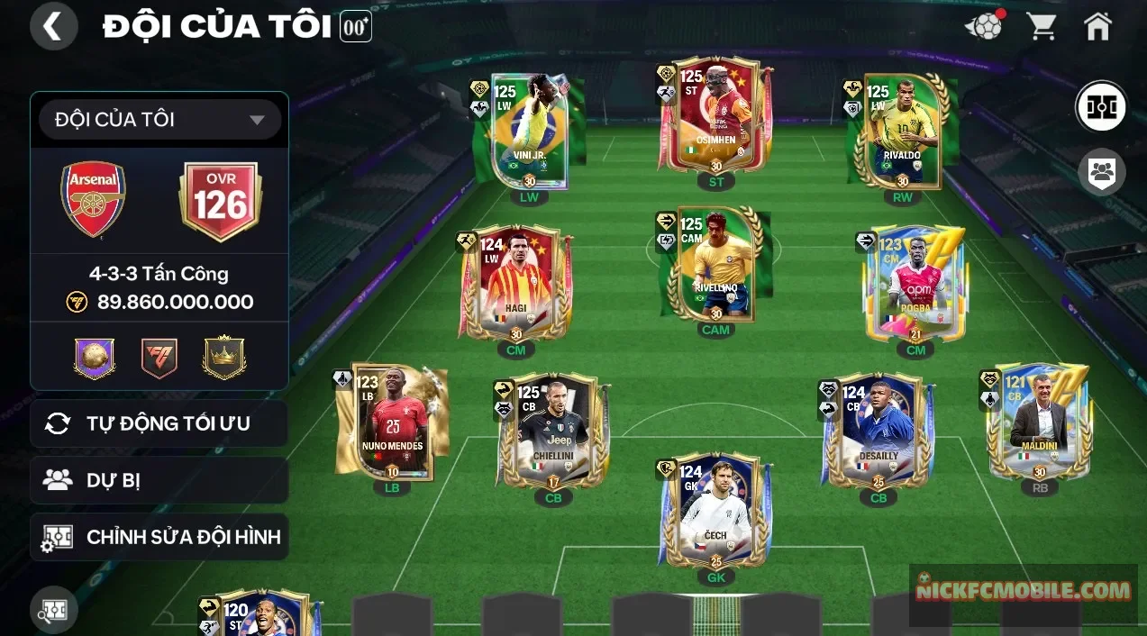 S9 - ĐH 89B 7 CON 120 + 13K ĐIỂM SS ĐỔI ĐƯỢC THÊM 1 CON 120  Garena TTT