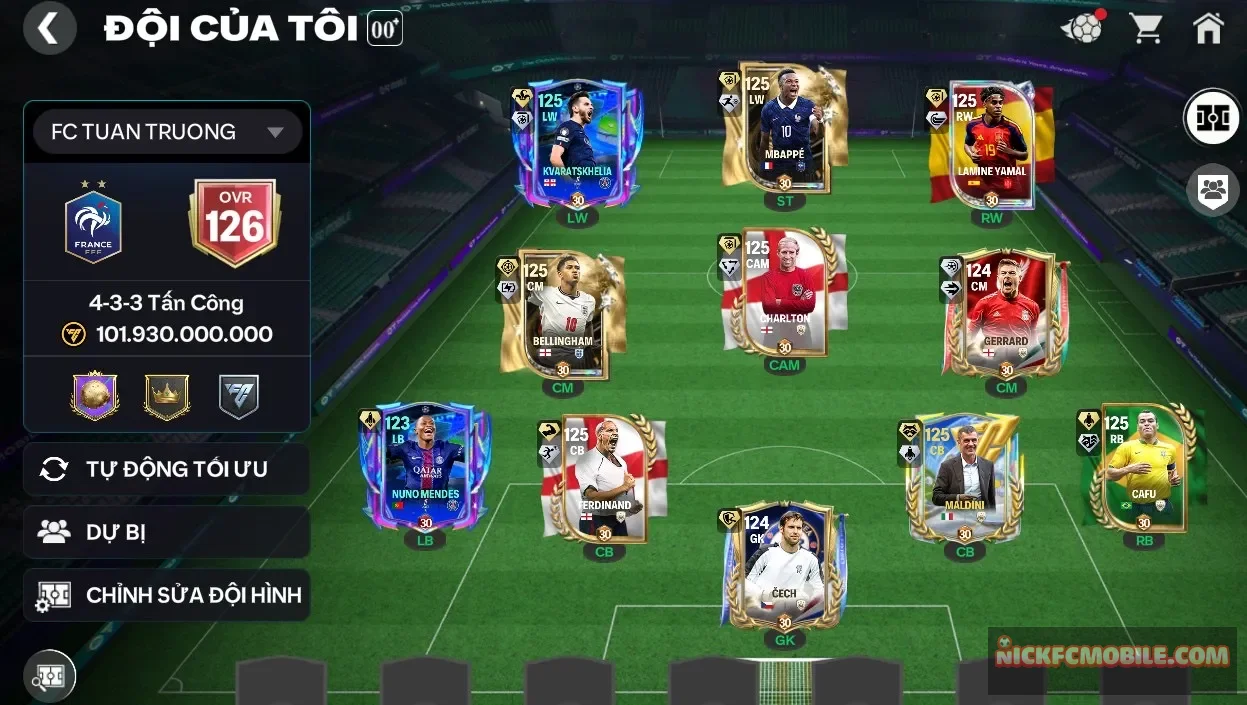 S17 - ĐH 101B 8 CON 120  Garena TTT