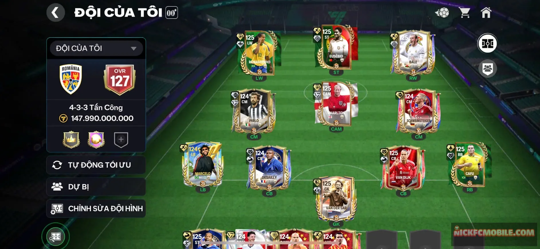 Siu phẩm bale + rô rẩu + esien + Vandersa , delpirlo bán được 10B coin. GARENA TTT