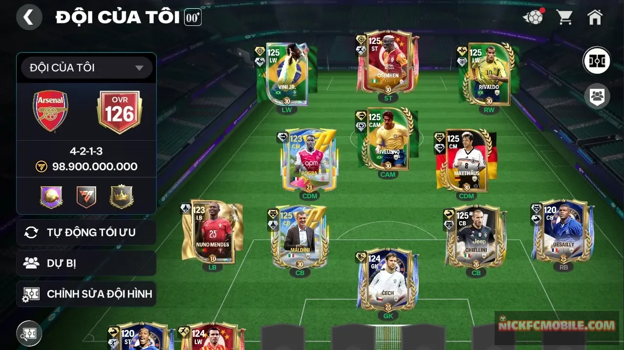 S7 - ĐH 98B 8 CON 120  Garena TTT
