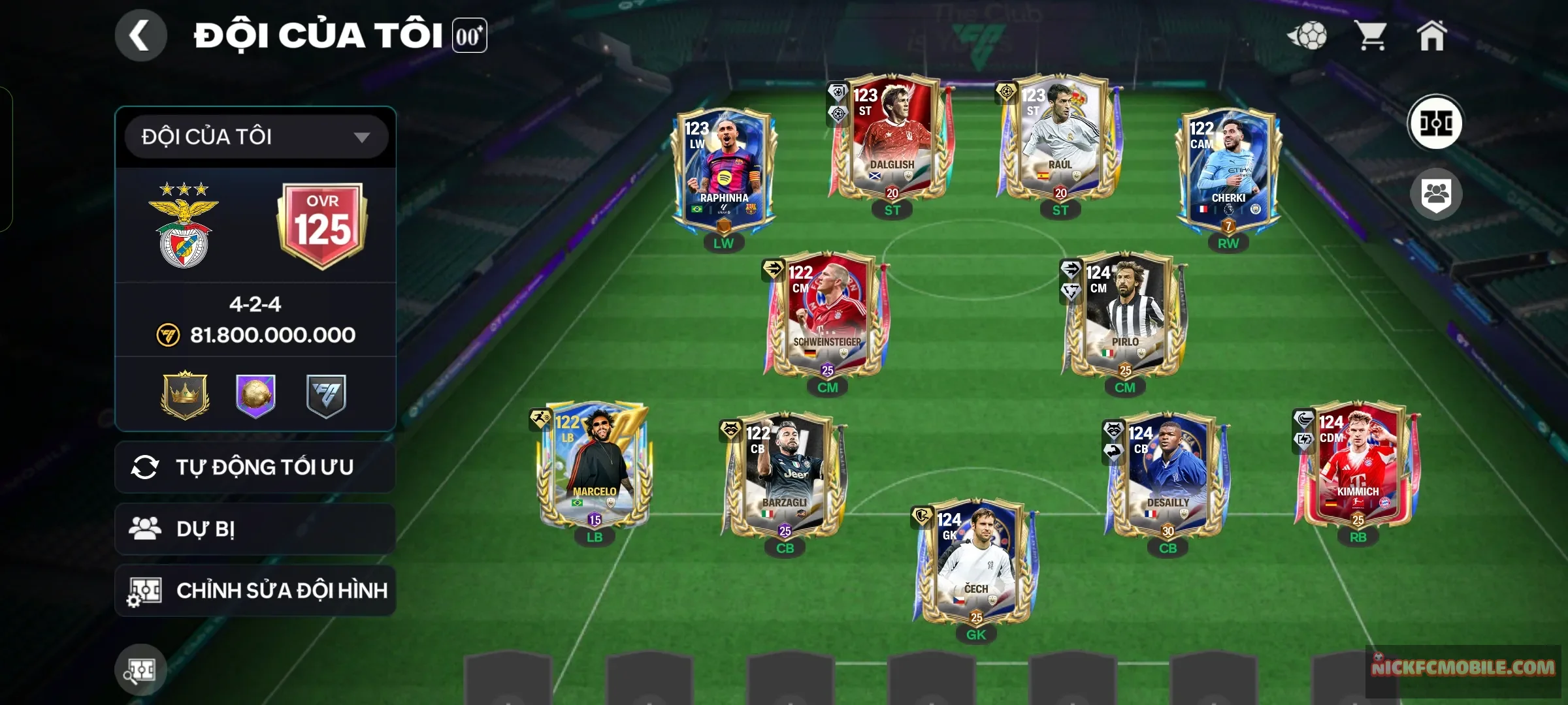 9 cầu thủ 119 , còn dư 170k gems , và nv 20k gems và 3 rank chưa cày , về cho ae quay chơi vui cực ngon