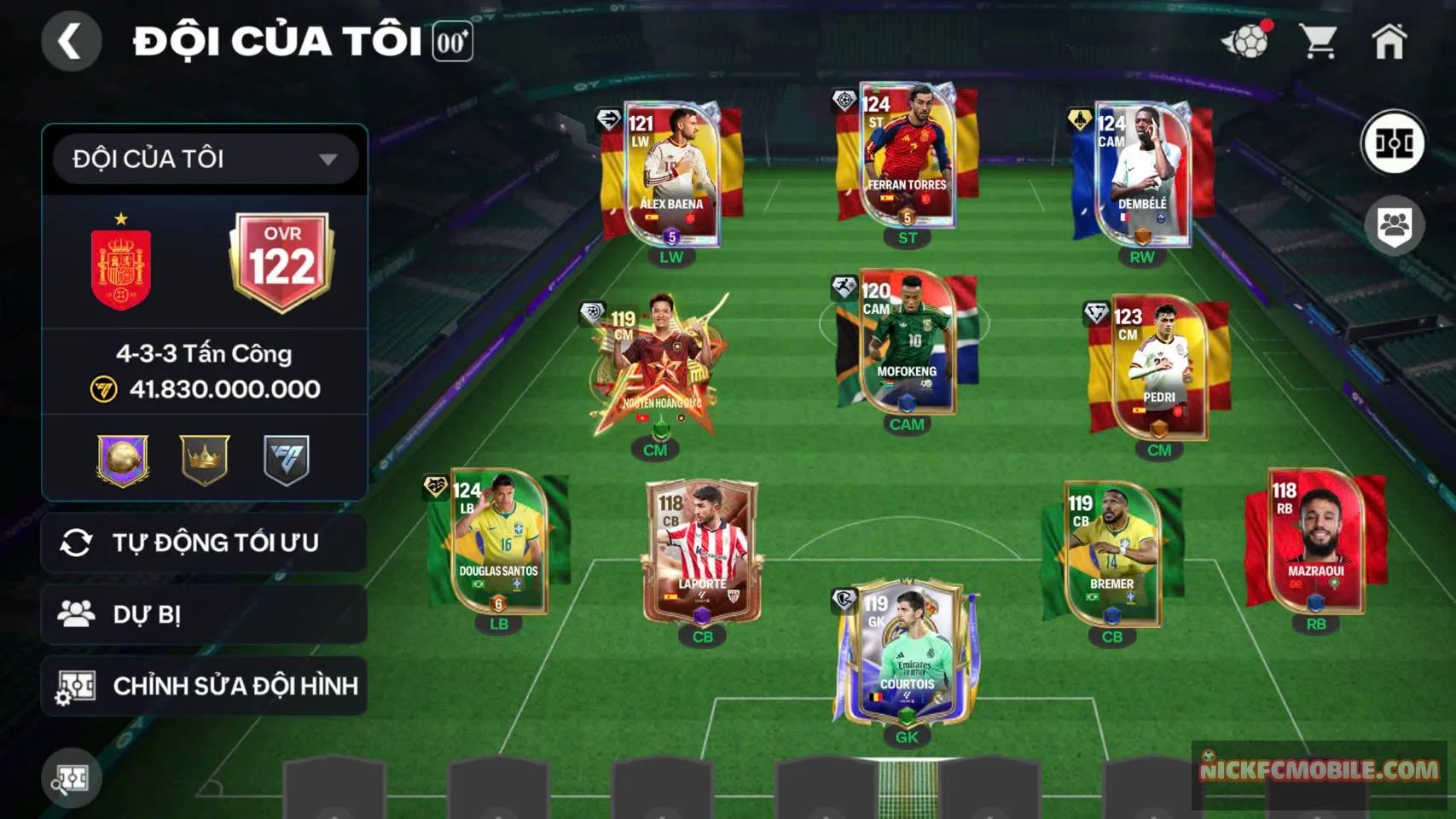 Ms209 Acc ovr122 có 3cthu119 5cthu118