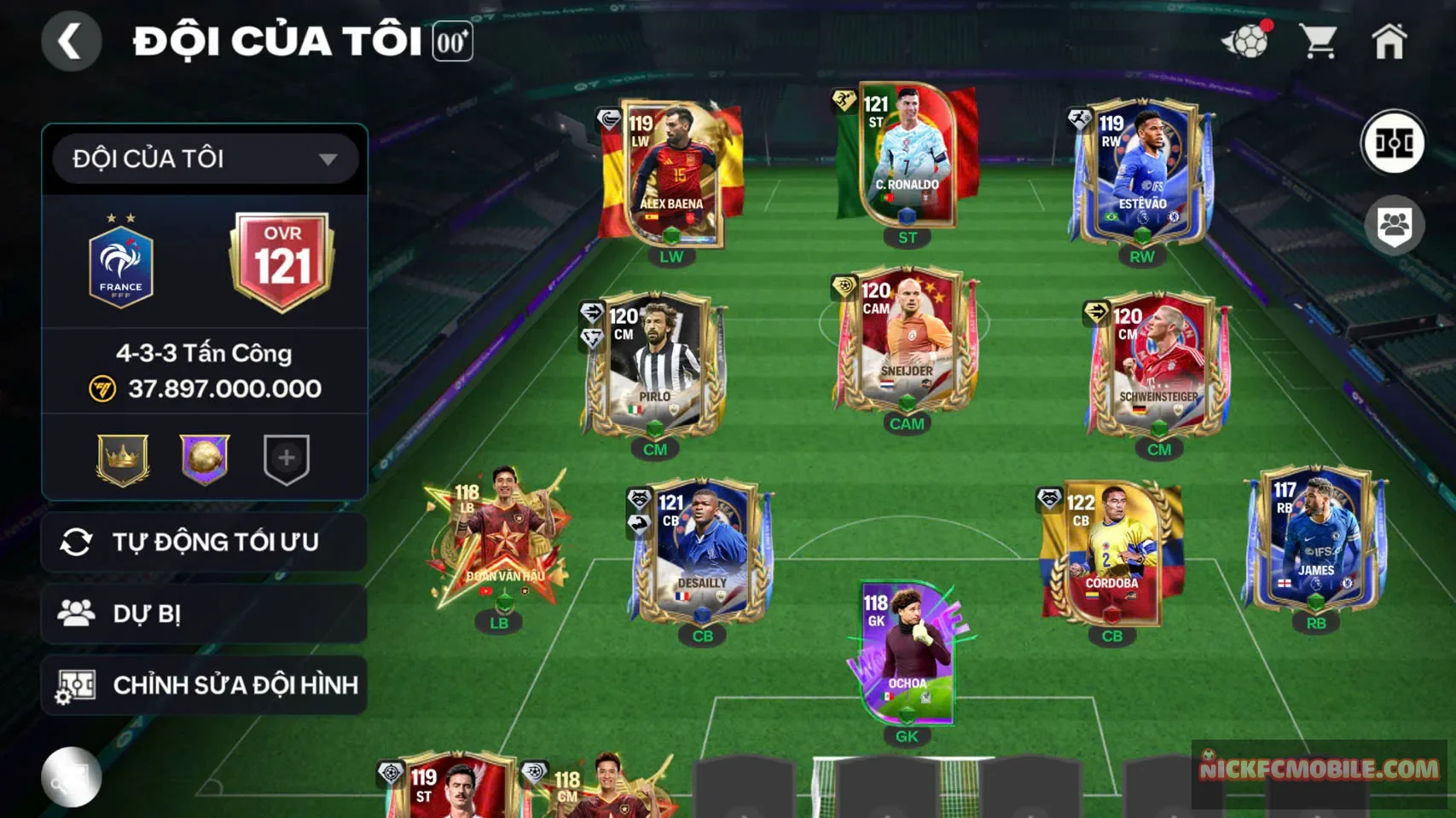 Ms242 Acc ovr121 có 5cthu119 5cthu118