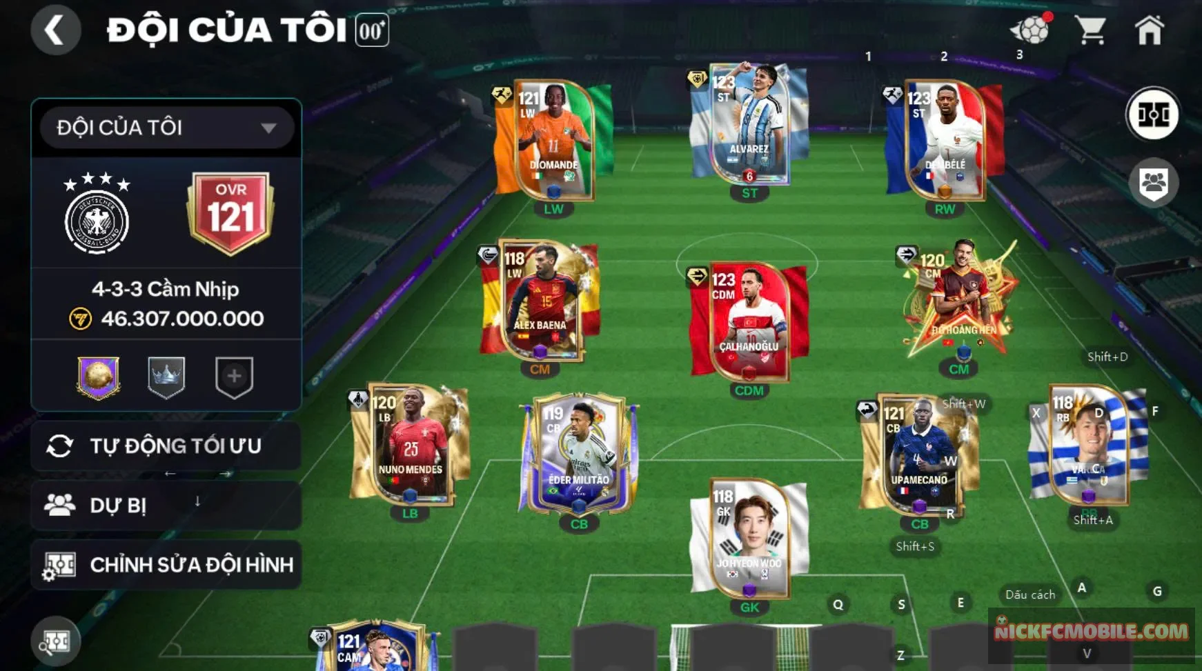 Acc ovr 121 3cthu 119 kè 6 cthu 118 dư hơn 2000 mảnh....