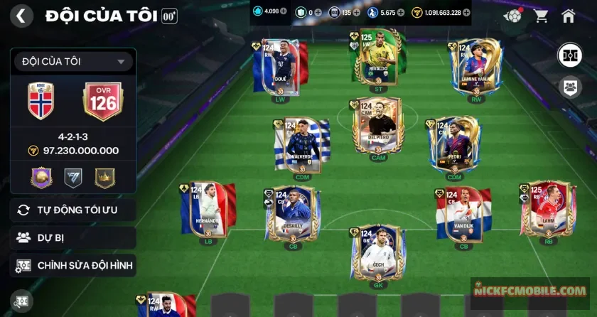 Ovr 126, 4K mảnh, 5K6 hhth