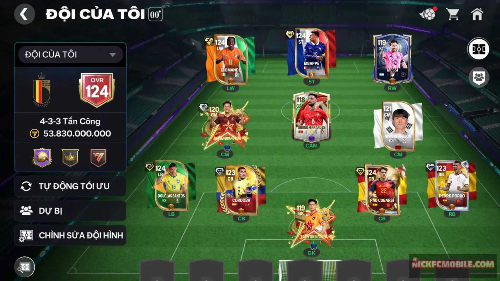 Ms239 Acc ovr124 có 5cthu119 3cthu118 dư nhiều phôi