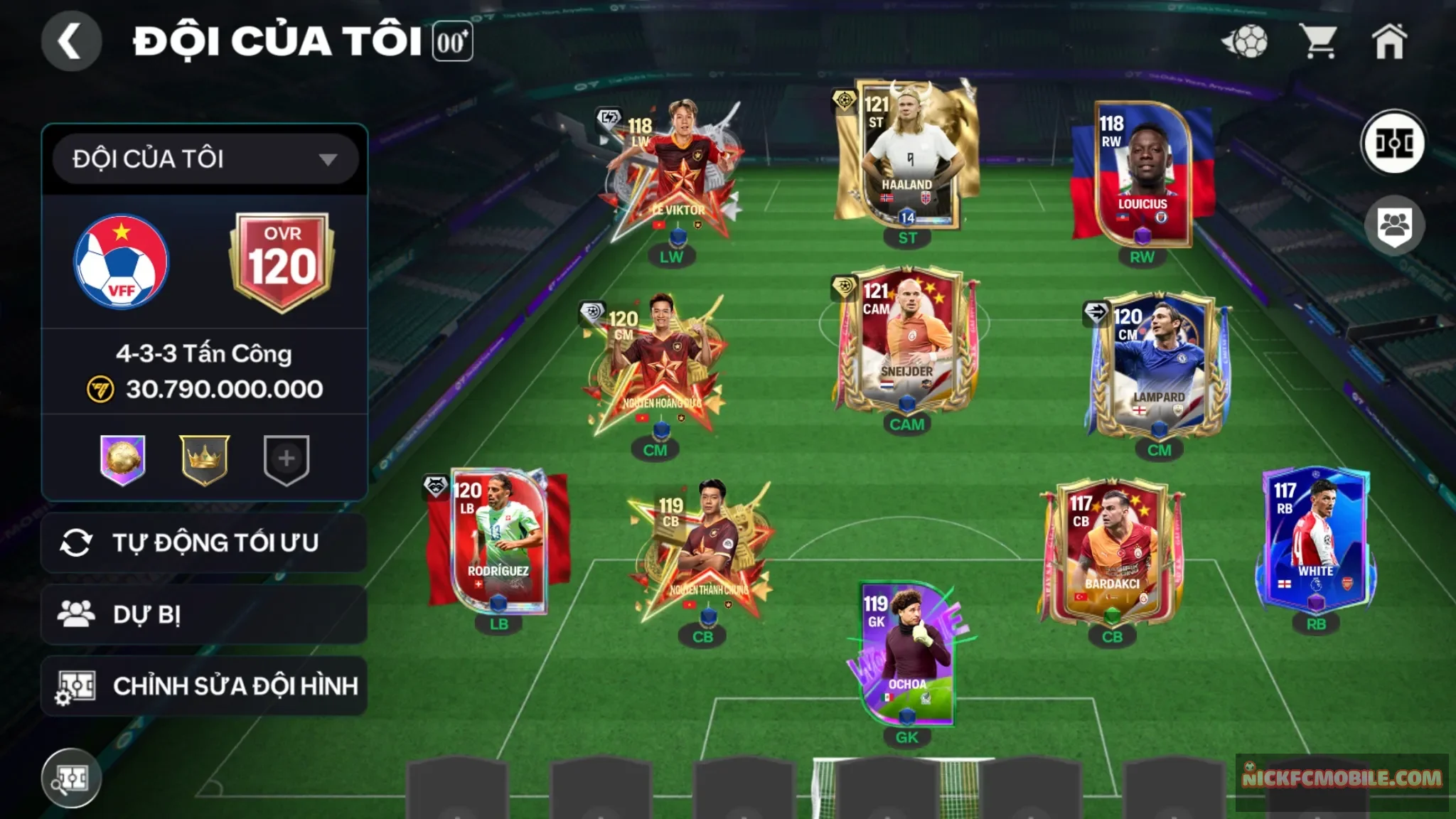 Ms245 Acc ovr120 2cthu119 3cthu118 có playstyle