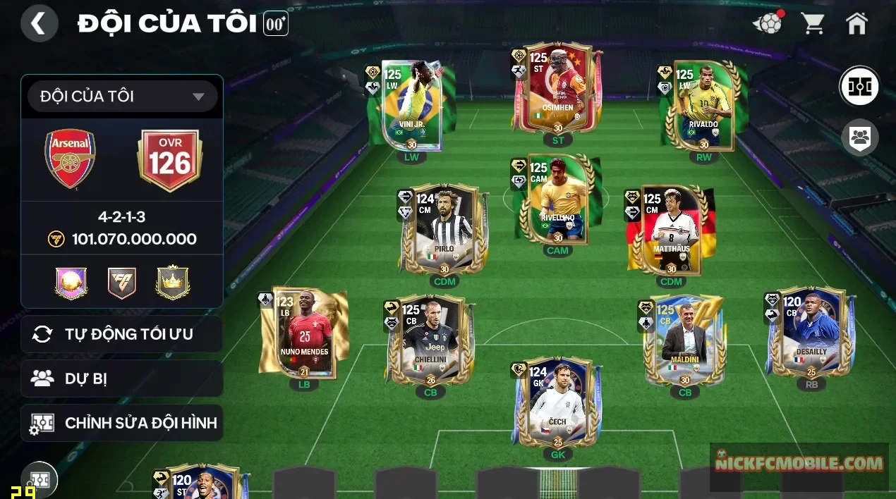 S7 - ĐH 101B 8 CON 120  Garena TTT
