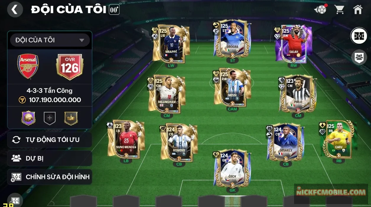 S9 - ĐH 107B 6 CON 120 + 14K7 ĐIỂM SS ĐỔI THÊM ĐƯỢC 1 CON 120 Garena TTT