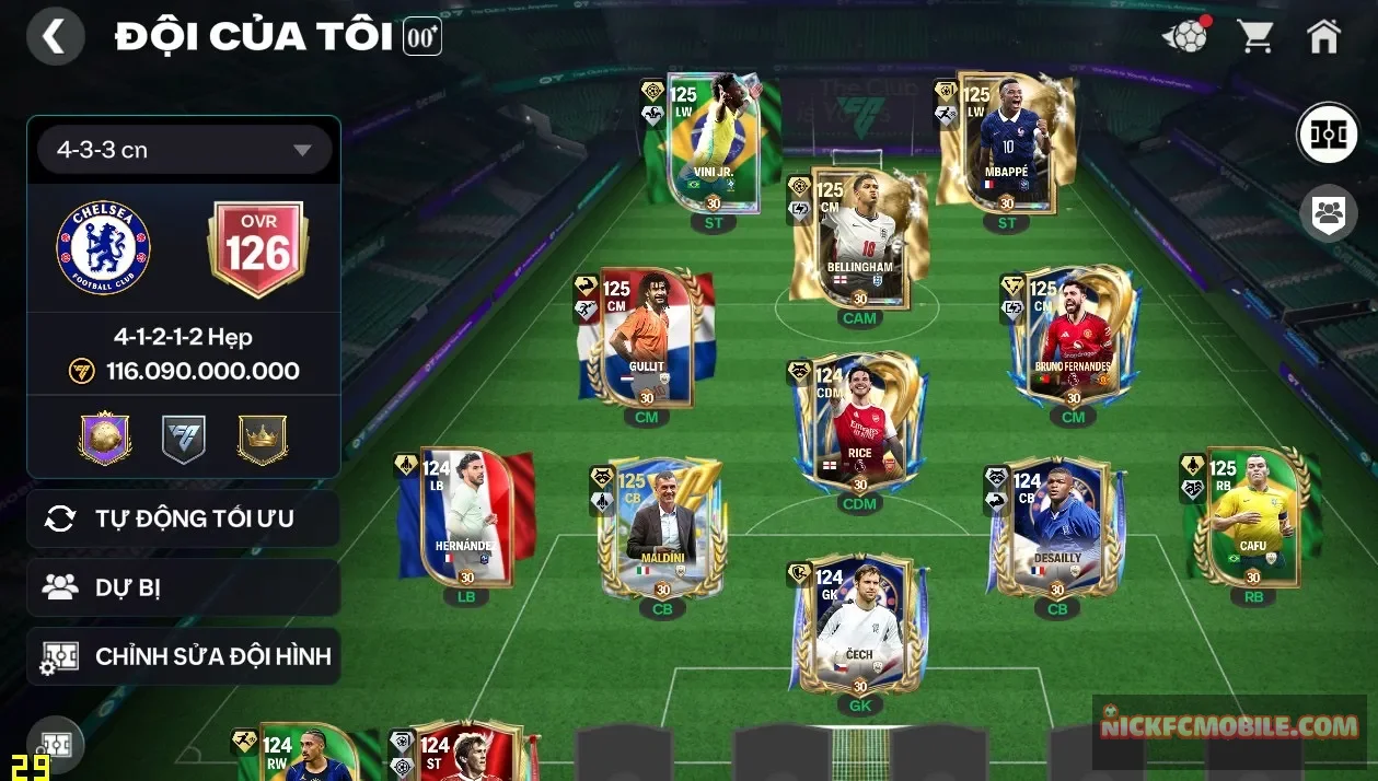 S10 - ĐH 116B 7 CON 120 Garena TTT