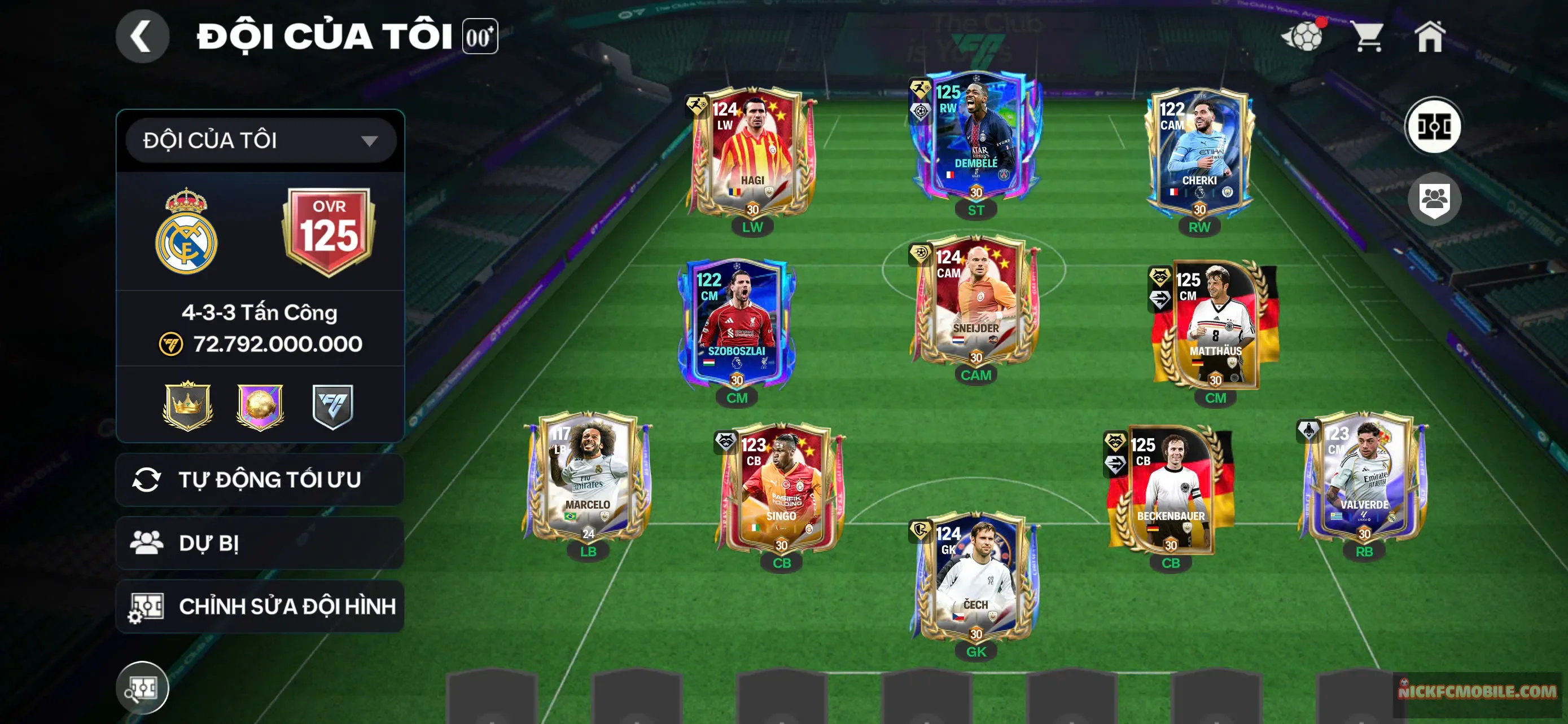 Ms489 hàng ngon có dem Ucl + ma thú và beckenbauer toàn hàng top