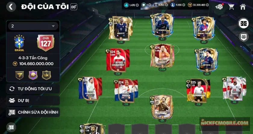 Ovr 127, 11K hhth