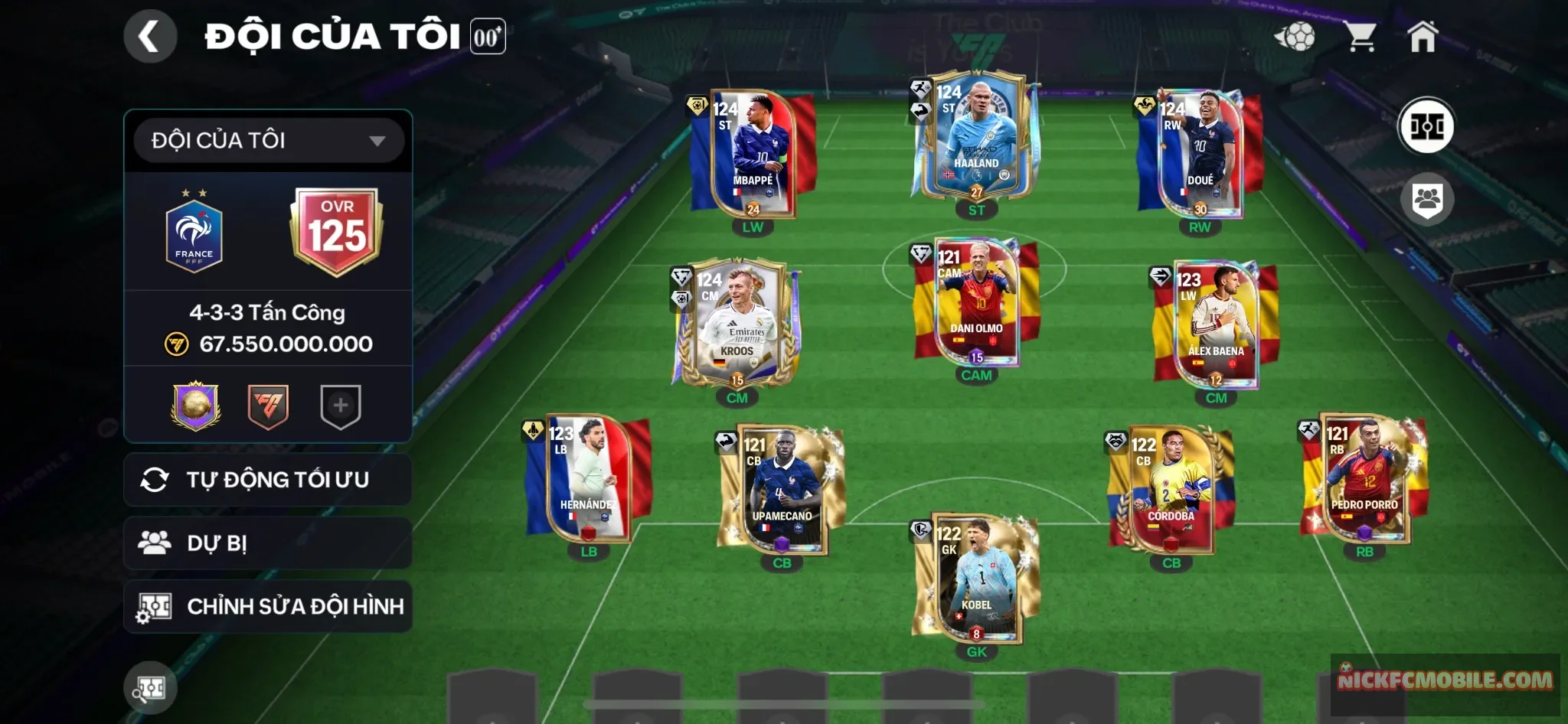 Ovr125 - dàn full playstyle siêu đẹp giá rẻ