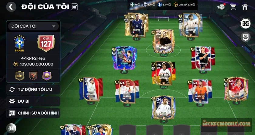 Ovr 127, 3K  mảnh