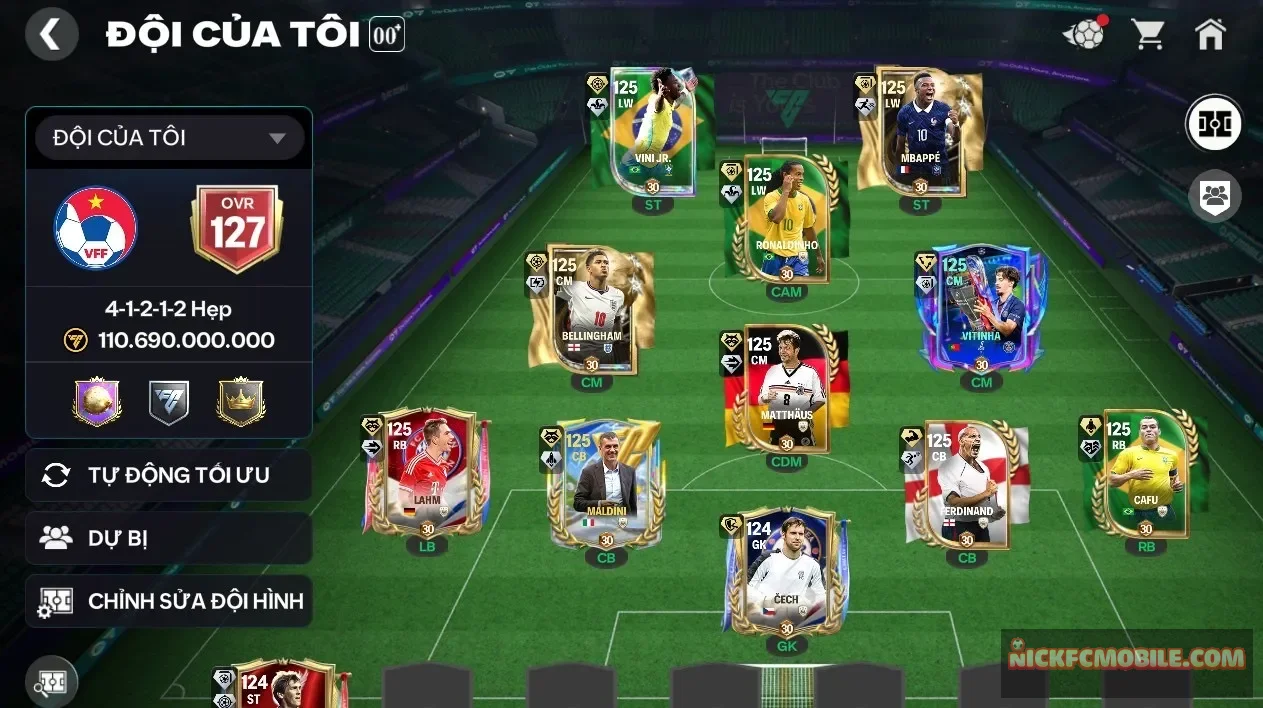 S10 - ĐH 110B  10 CON 120  Garena TTT