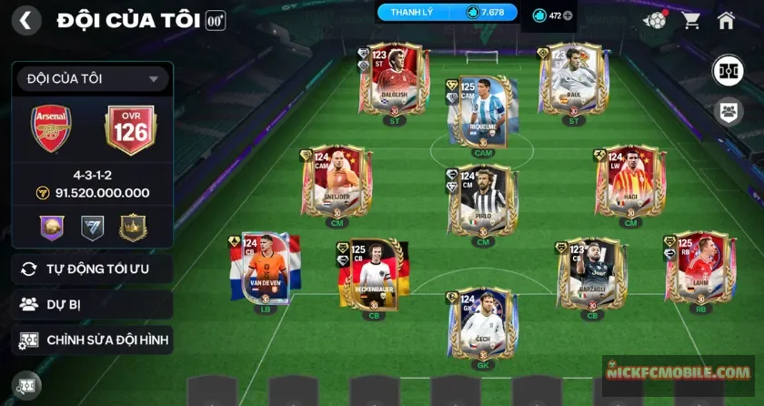 Ovr 126, 8K mảnh