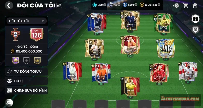 Ovr 126, 1k7 mảnh, 11k8 hhth
