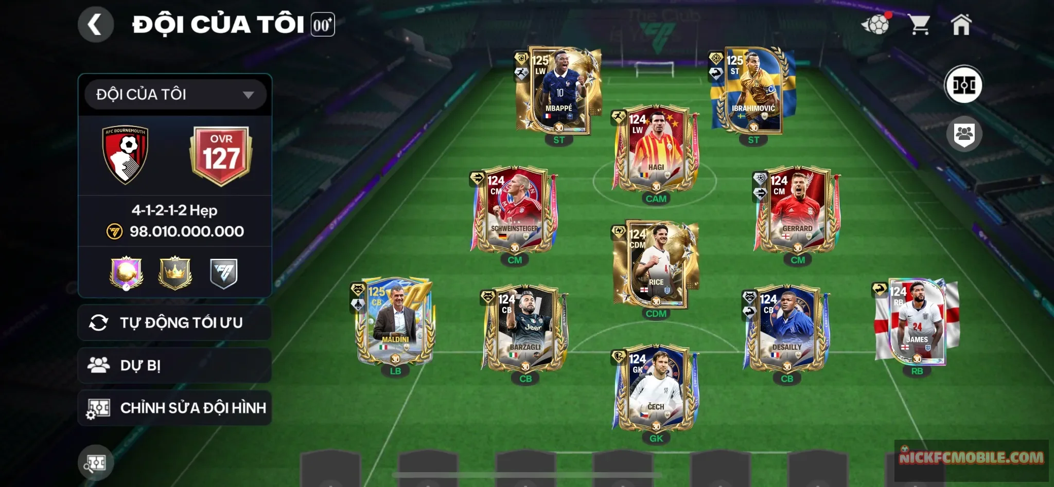 ĐH 98B 3 con 120 GARENA SỐ CHỜ 9/10