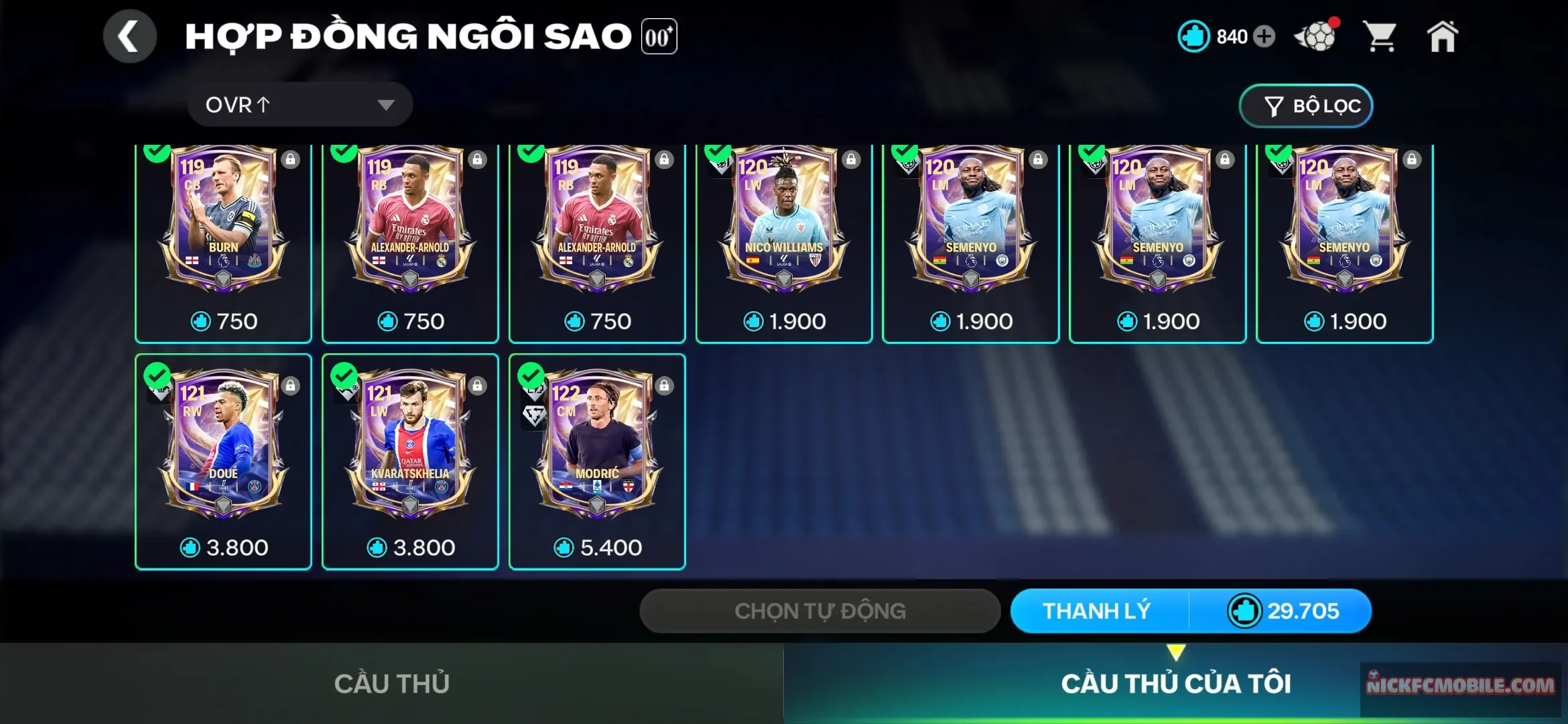 30k mảnh nhiều cầu thủ cho anh em build đội hình 5k5 hhth chưa nạp đầu