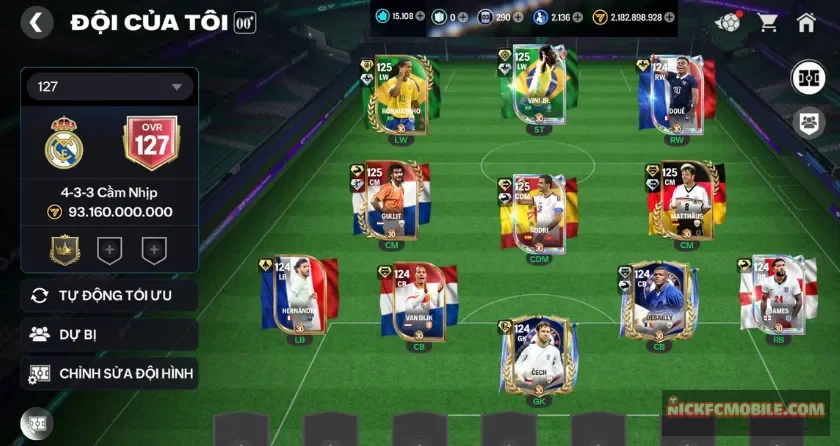 Ovr 127, 15K mảnh