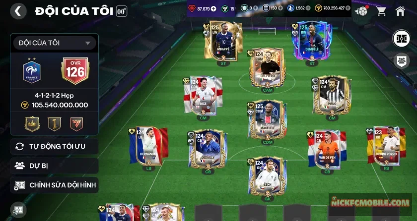 Ovr 126, 87K ruby