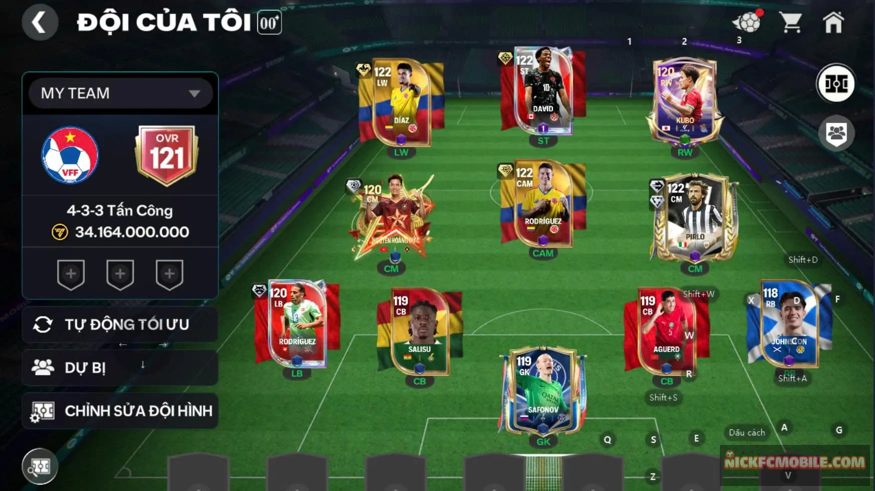 Acc ovr 121 nhiều cthu ngon, nvu trở lại,...