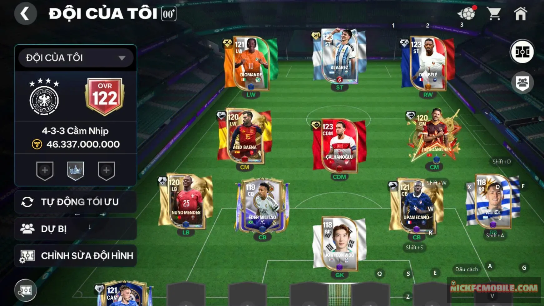 Acc ovr 122 nhiều cthu hot, có nvu trở lại...