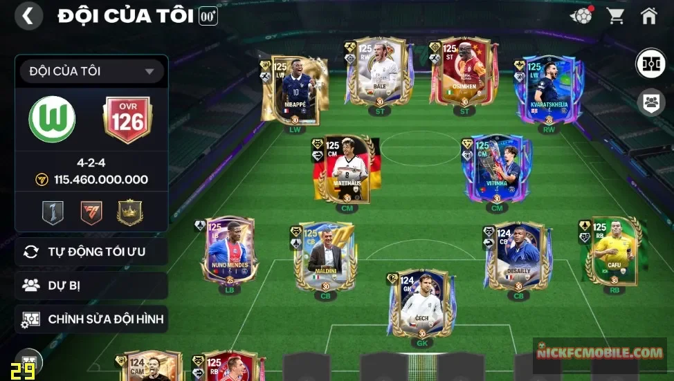 S1 - ĐH 115B  10 CON 120  Garena TTT