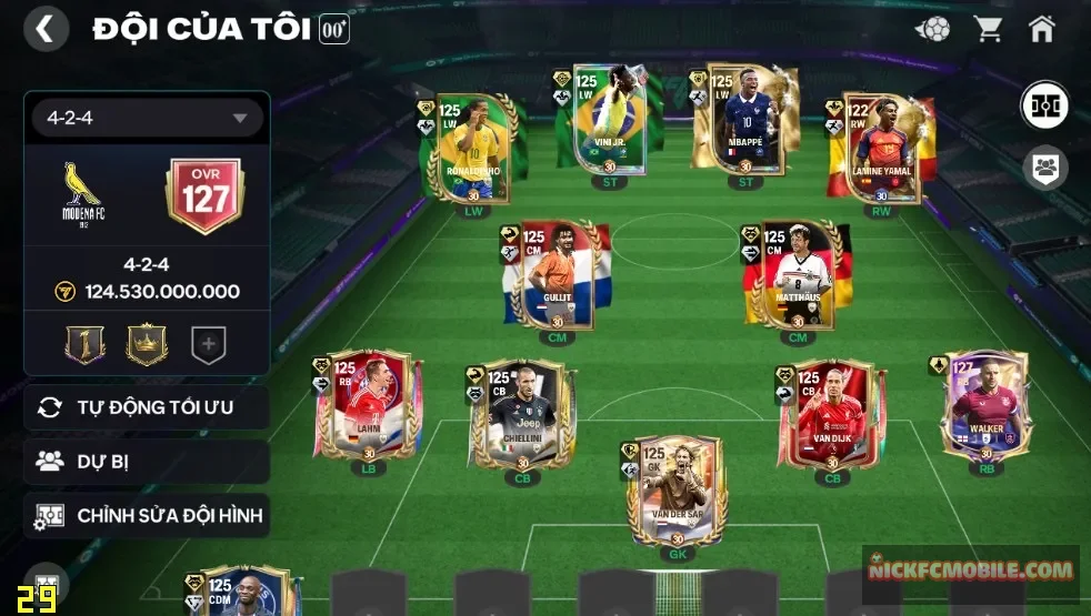 S3 - ĐH 124B  1 CON 122 + 11 CON 120  Garena TTT