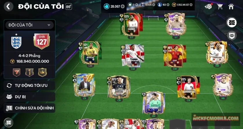 Ovr 127, 28K mảnh, nhiều cầu thủ mùa mới
