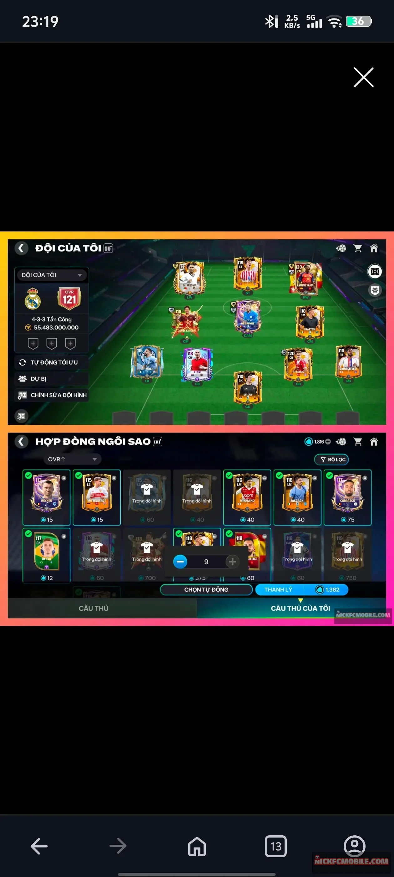 Ms.1015 Reg bruyne123 + Yamal vô địch WC