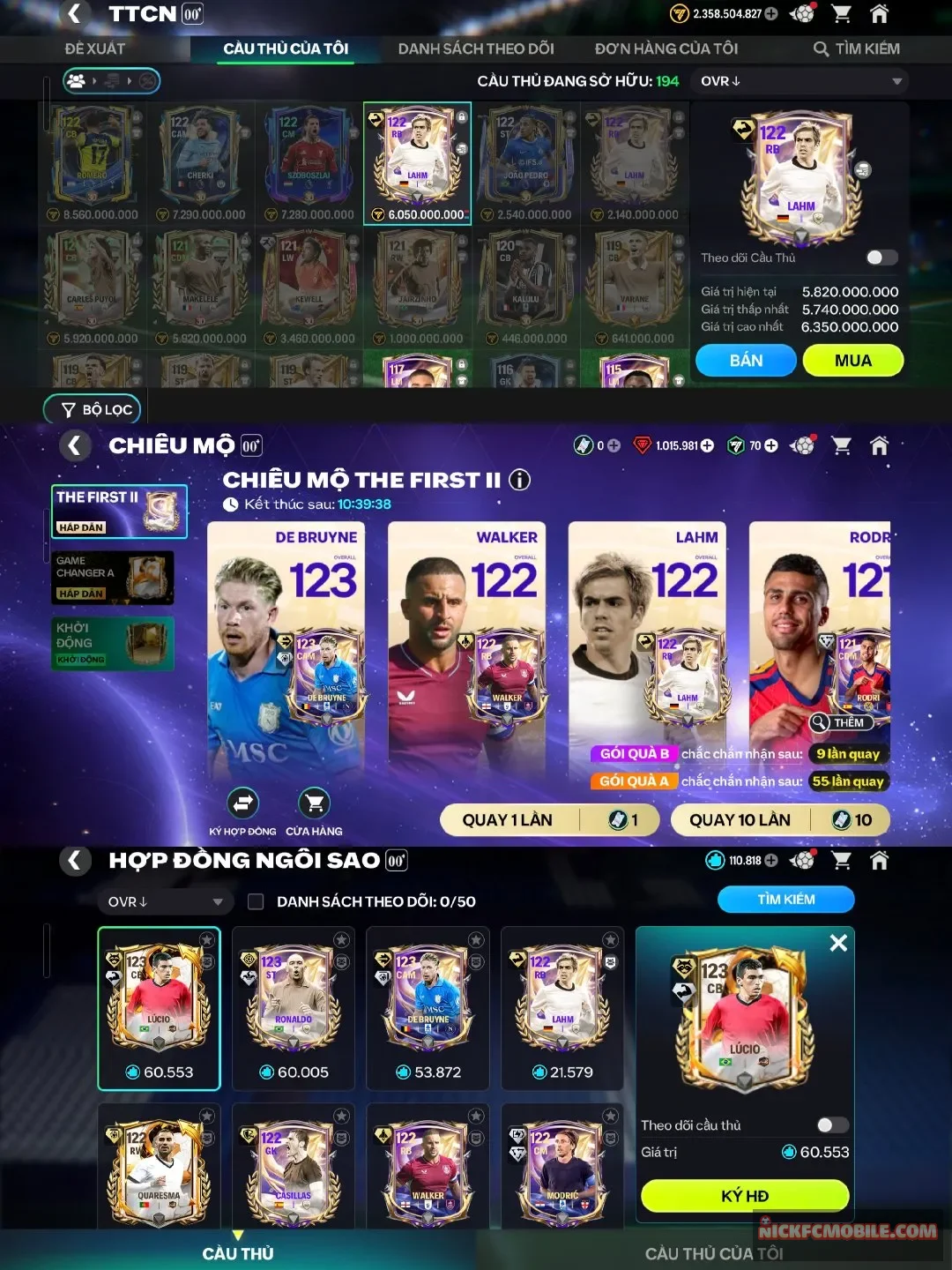 TÀI NGUYÊN KHỦNG (1M GEM+110K HĐ)