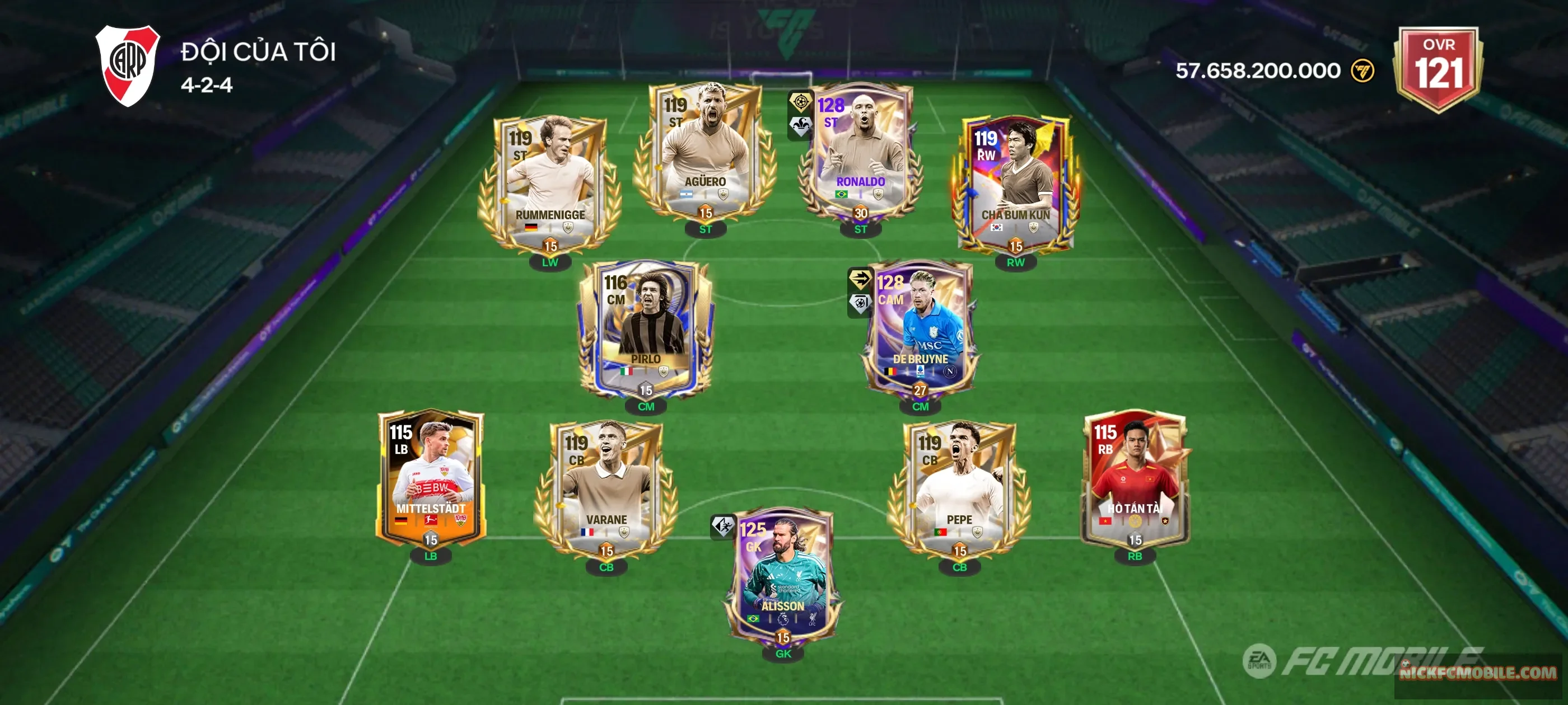 Ms1018. Reg VIP. Rô béo128 + Bruyne128 + 12k hhth + 5k Mãnh HĐ