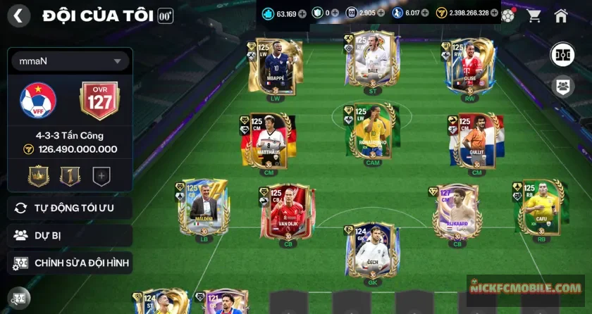 Ovr 127, 63K mảnh