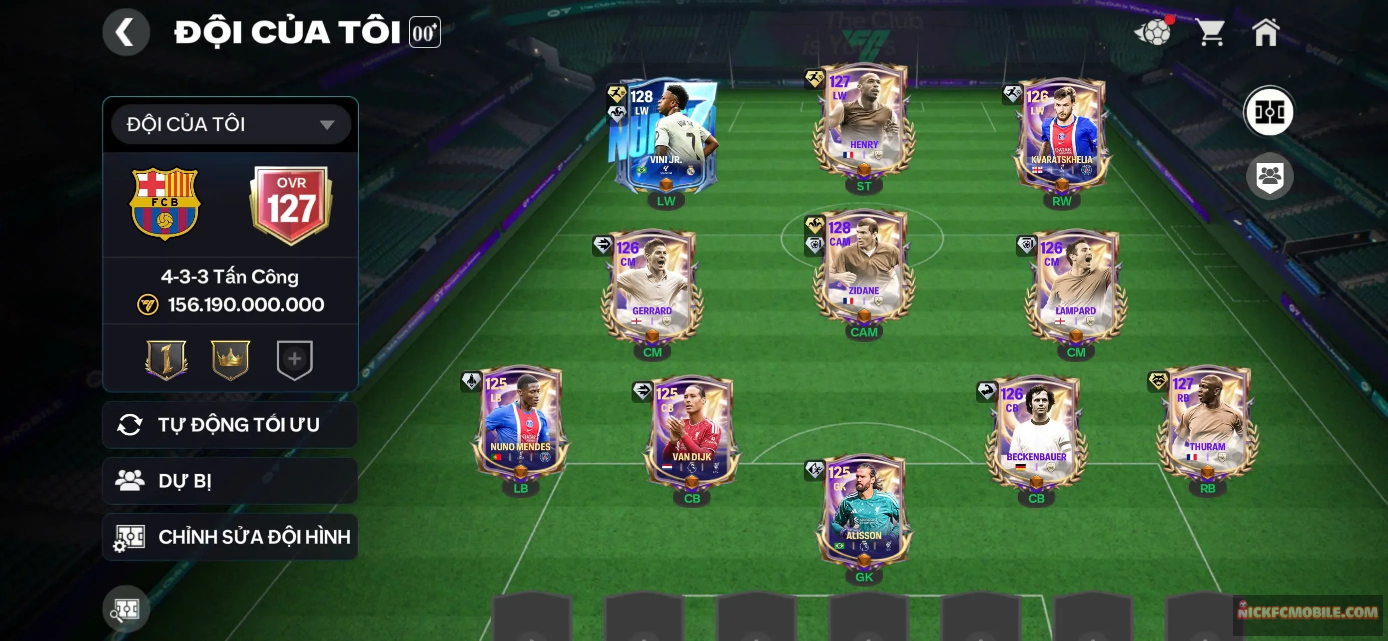 LLs11 : OVR 127 + 1 triệu Ruby + 100k mảnh hh.