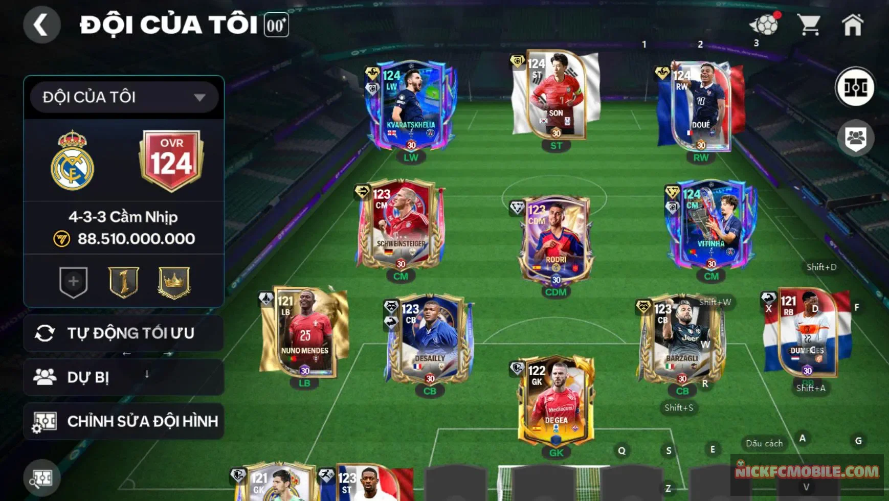 Acc nhiều cthu 120 mùa cũ playstyle đẹp, đội hình đẹp,...