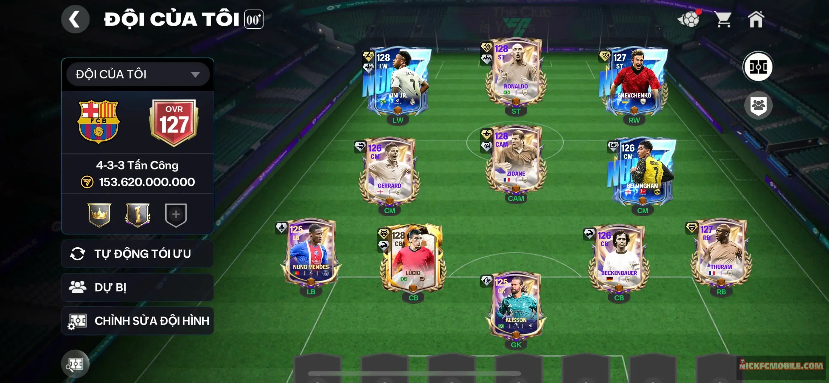 LLs11 : OVR 127 + 4con 123 + 13k hh.