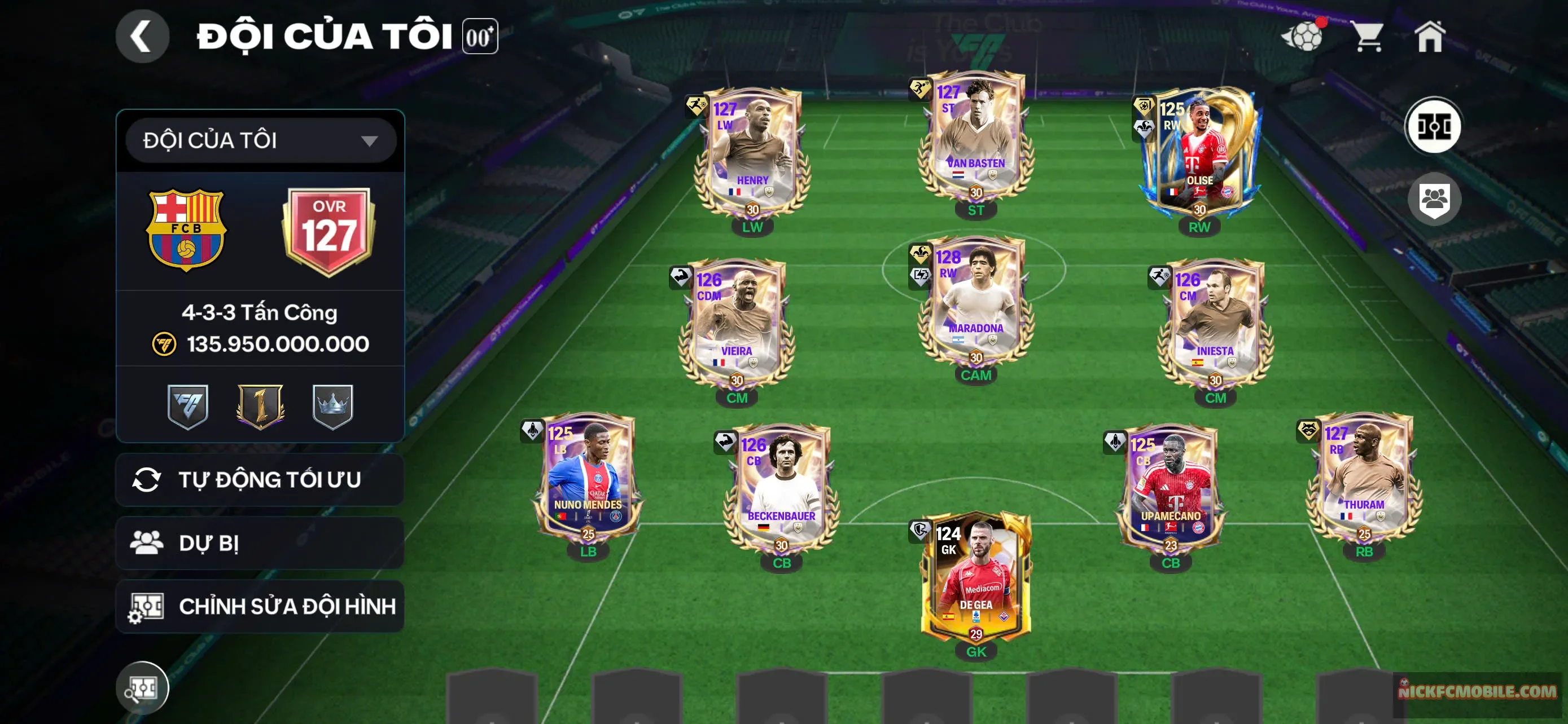 ms567 henry và maradona và nhiều thẻ khác, dư 20k mảnh hd