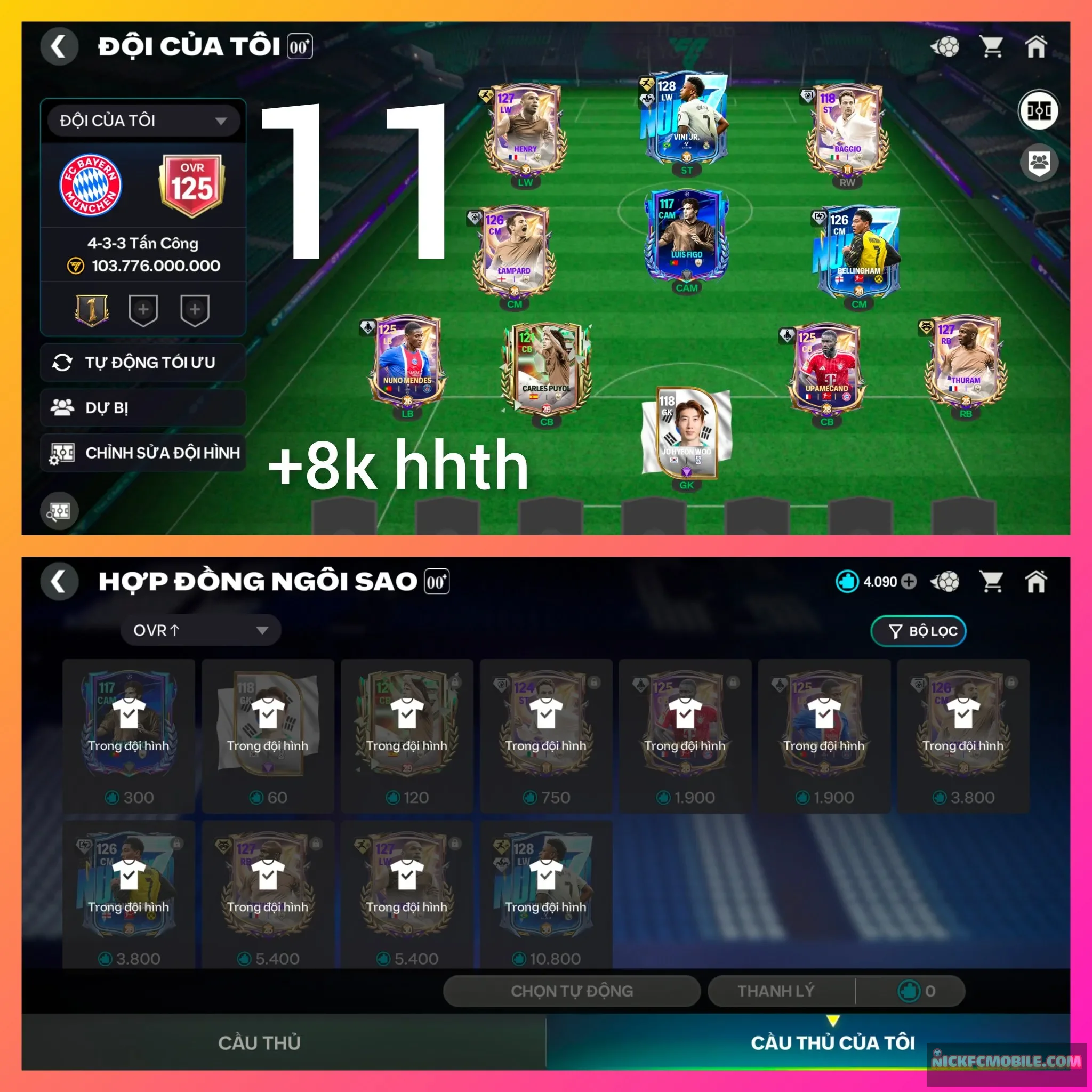 Ms11. Vini128+ henry127+ thuram127+ 8k hhth