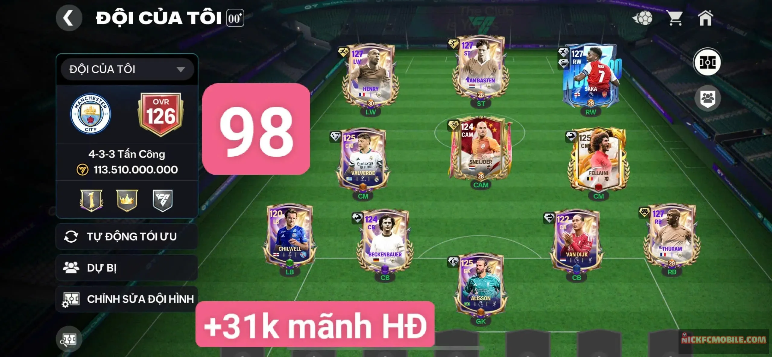 Ms98. 127x5 + 31k Mãnh Hợp Đồg