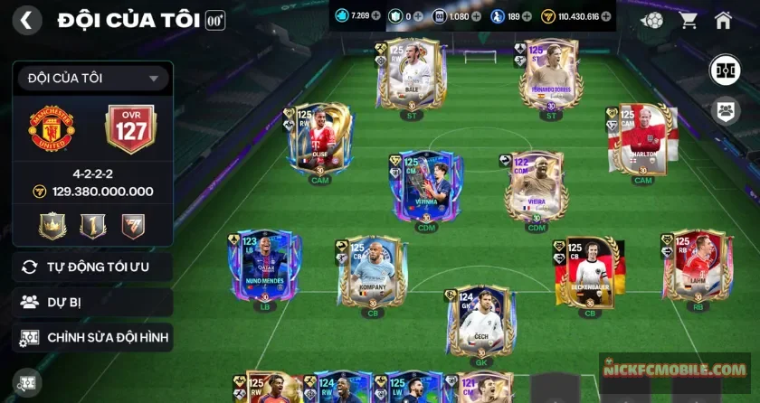 Ovr 127, 7K mảnh