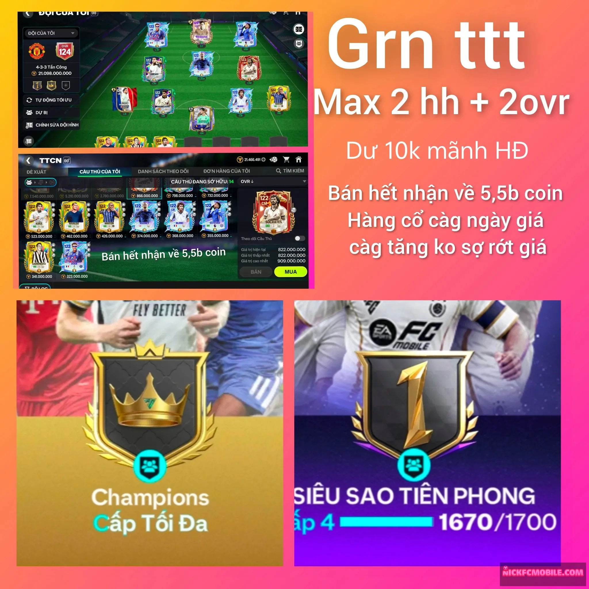 Ms000. Max 2hh +2ovr...! Dư 10k mãnh HĐ