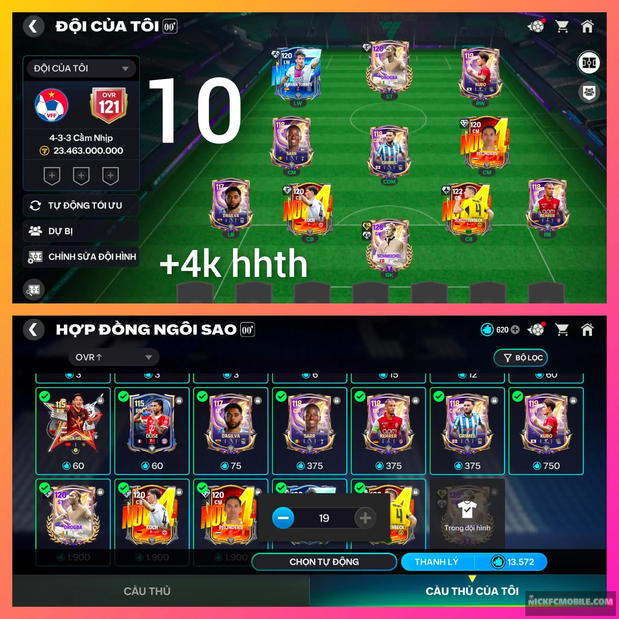 Ms10. Reg Gk128 +13k mãnh HĐ + 4k Hhth
