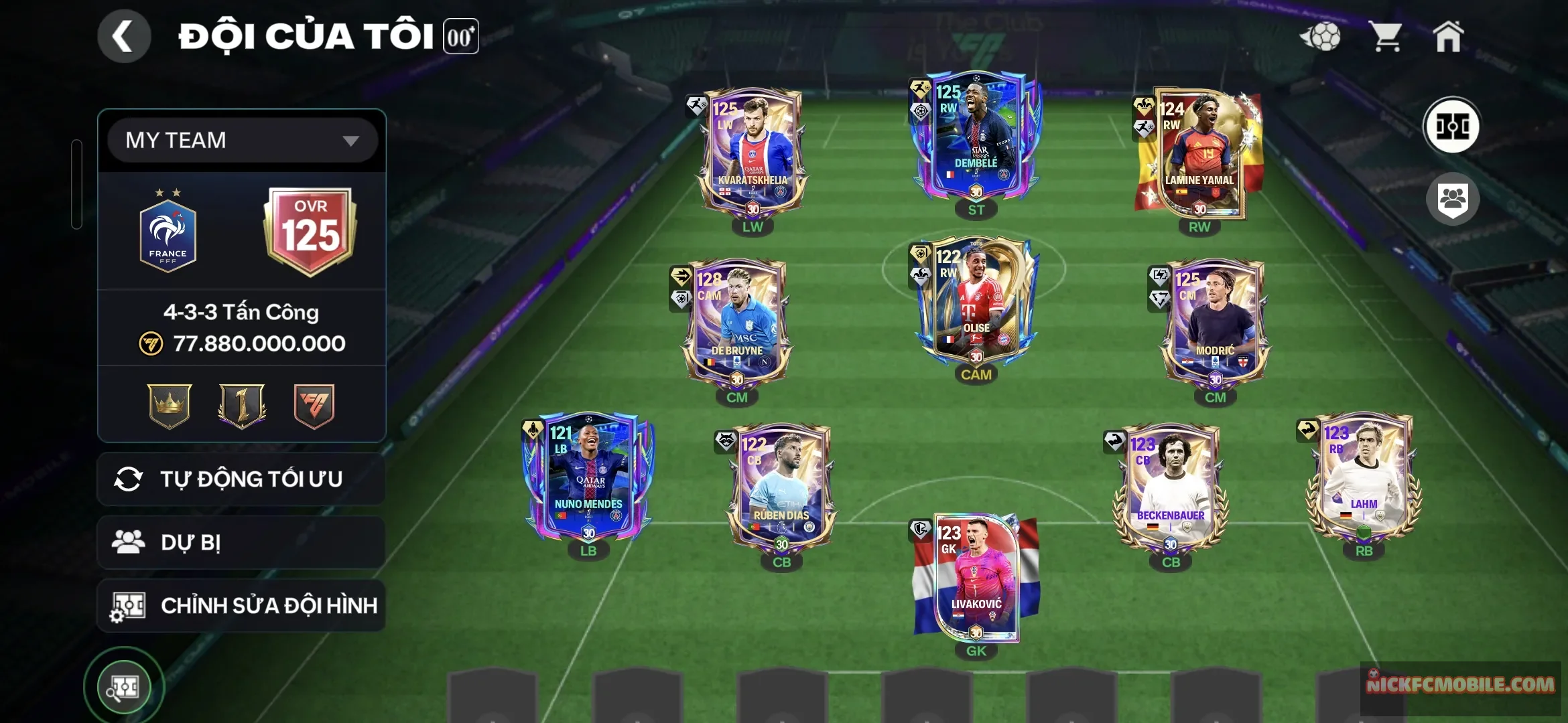 Acc ngon giá học sinh cầu thủ hot meta