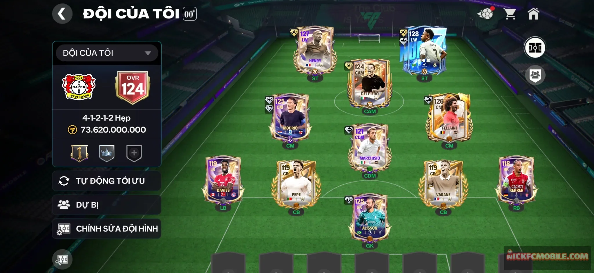 VINI + Đã mở sổ T9
